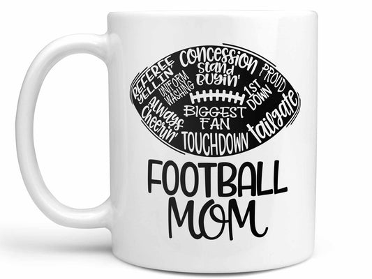 Football Mom Words Coffee Mug