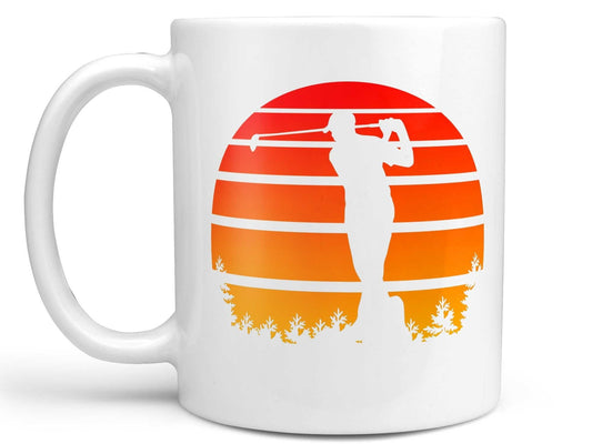 Vintage Sunset Golf Coffee Mug
