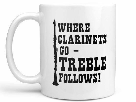 Treble Follows Clarinet Coffee Mug