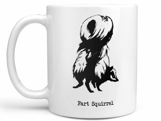 Fart Squirrel Skunk Coffee Mug