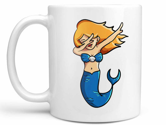 Dabbing Mermaid Coffee Mug