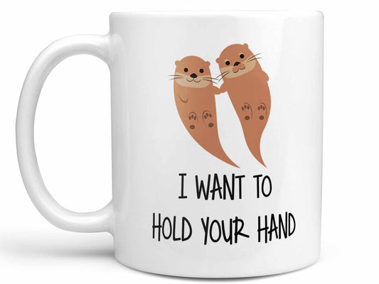 Hold Your Hand Otter Coffee Mug
