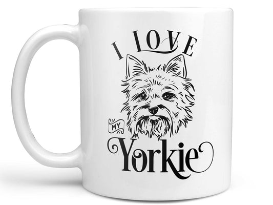 I Love My Yorkie Coffee Mug
