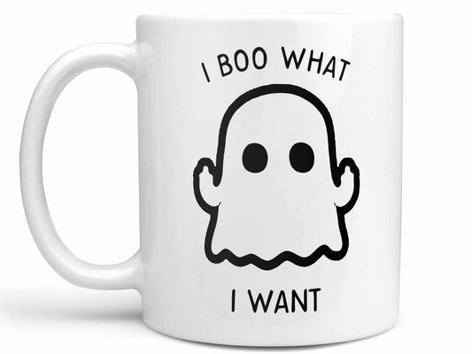 I Boo What I Want Coffee Mug