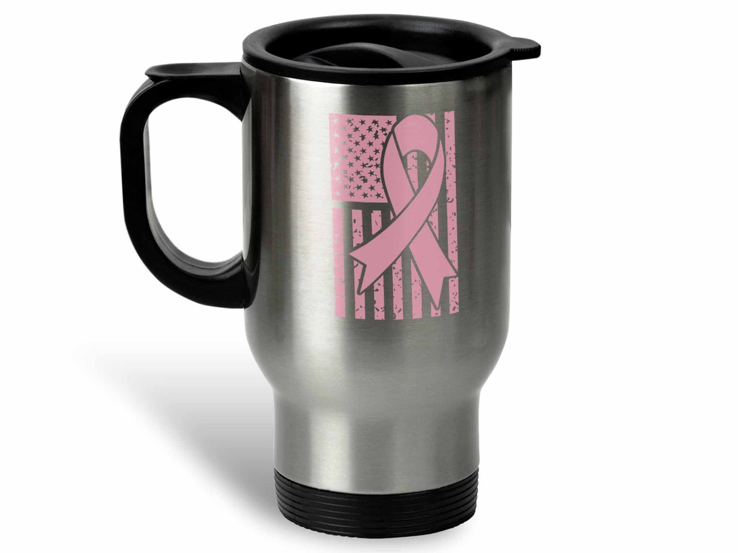 Pink Ribbon Flag Coffee Mug