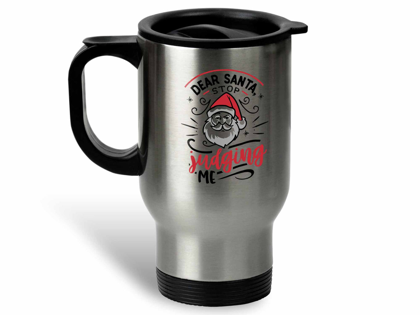 Santa Stop Judging Coffee Mug