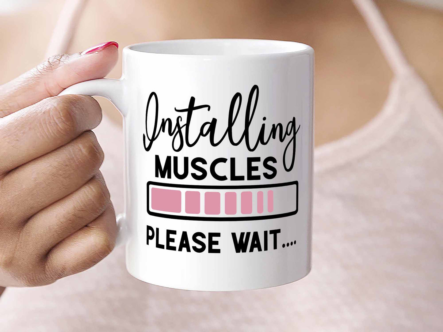 Installing Muscles Coffee Mug