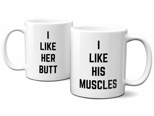 His and Hers Fitness Coffee Mugs