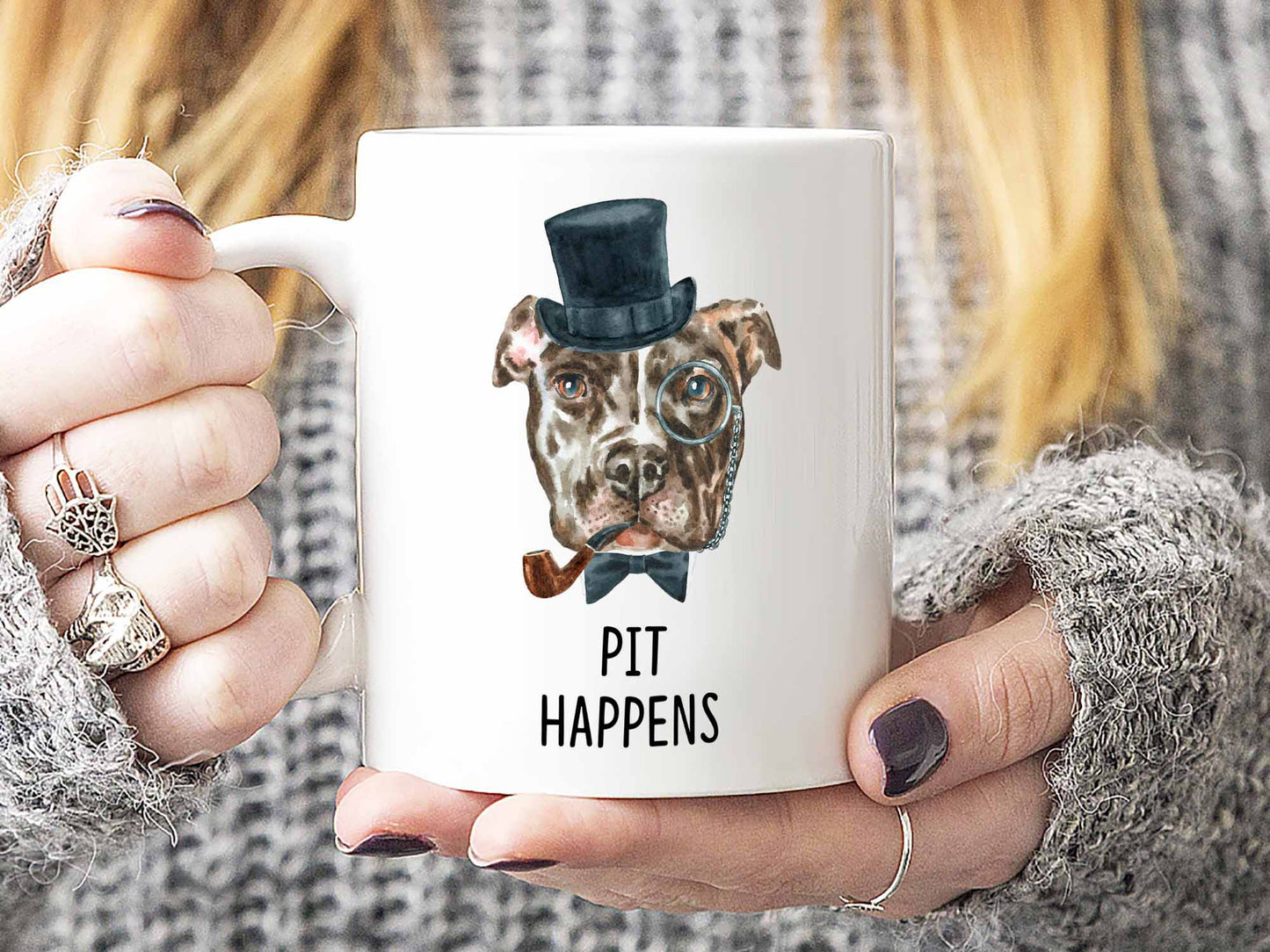 Pit Happens Pit Bull Coffee mug