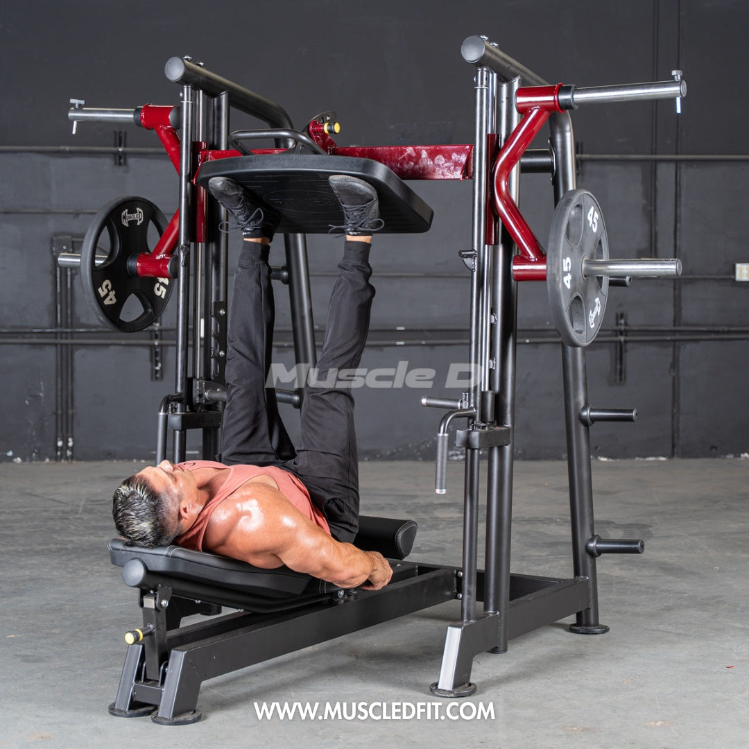 Power Leverage V2 Vertical Leg Press by Muscle D Fitness | Commercial Gym