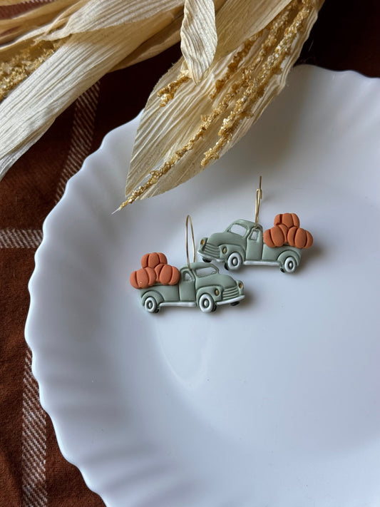 Harvest Truck Earrings