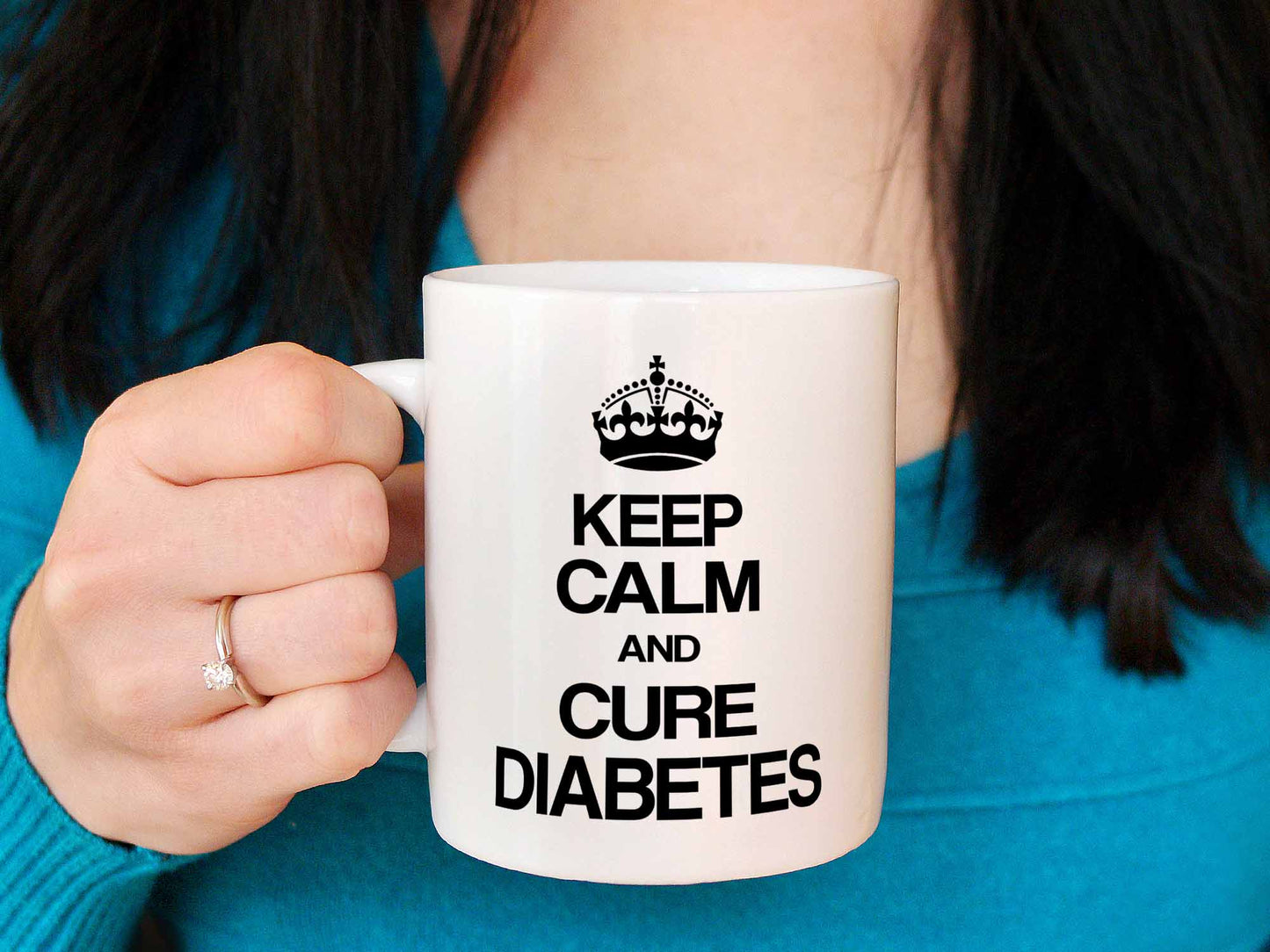Keep Calm and Cure Diabetes Coffee Mug
