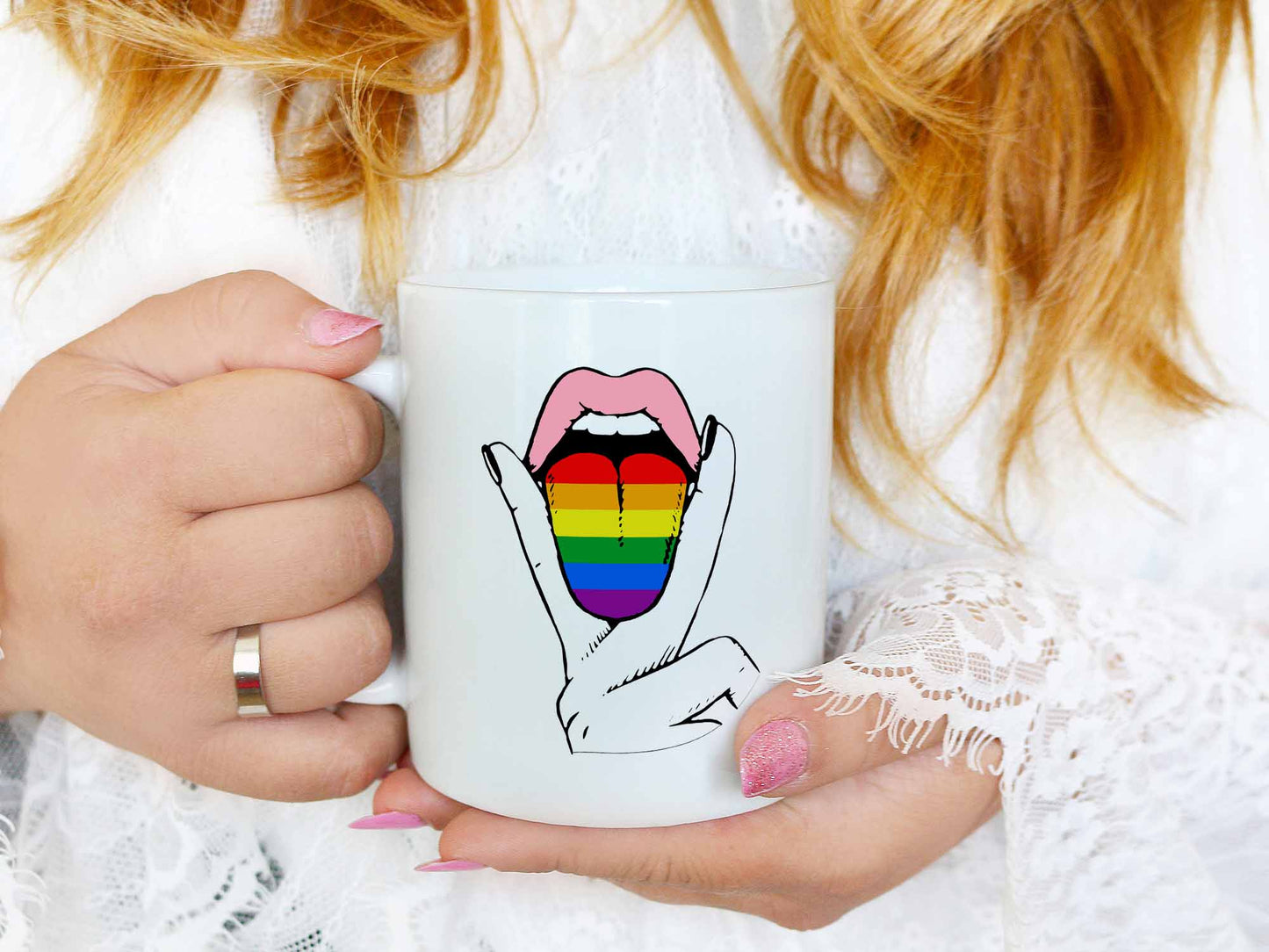 Pride Tongue Coffee Mug