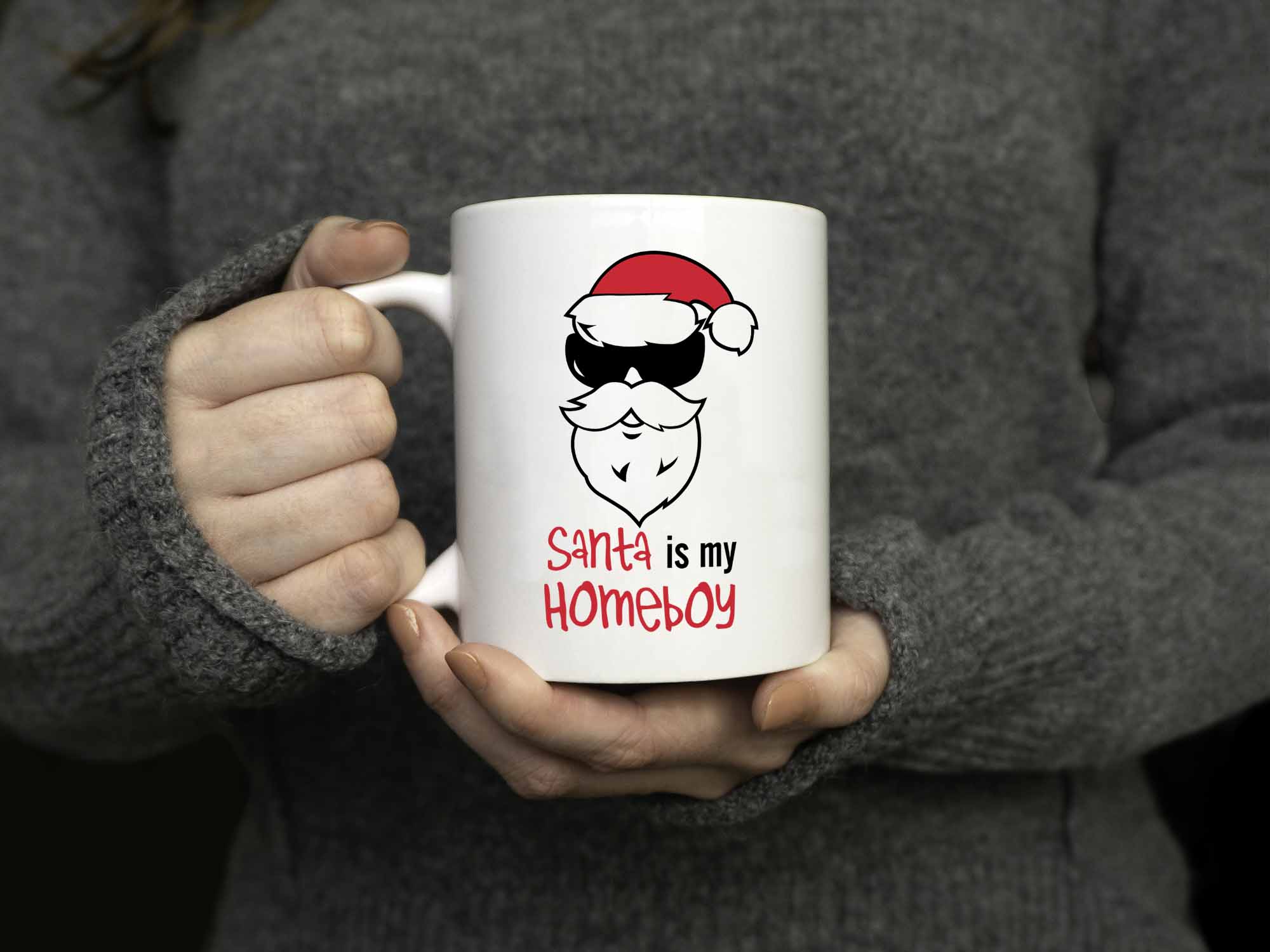 Santa is My Homeboy Coffee Mug
