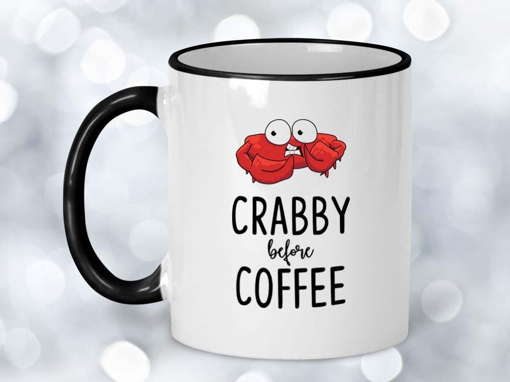 Crabby Before Coffee Mug