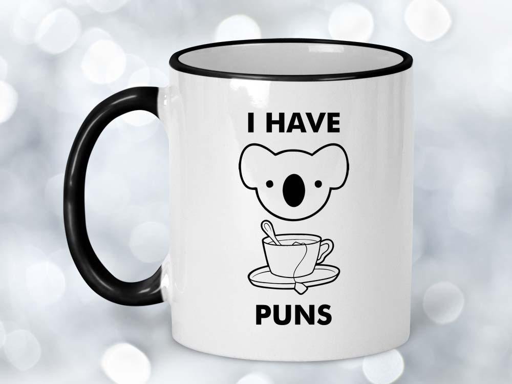 Koala Tea Puns Coffee Mug