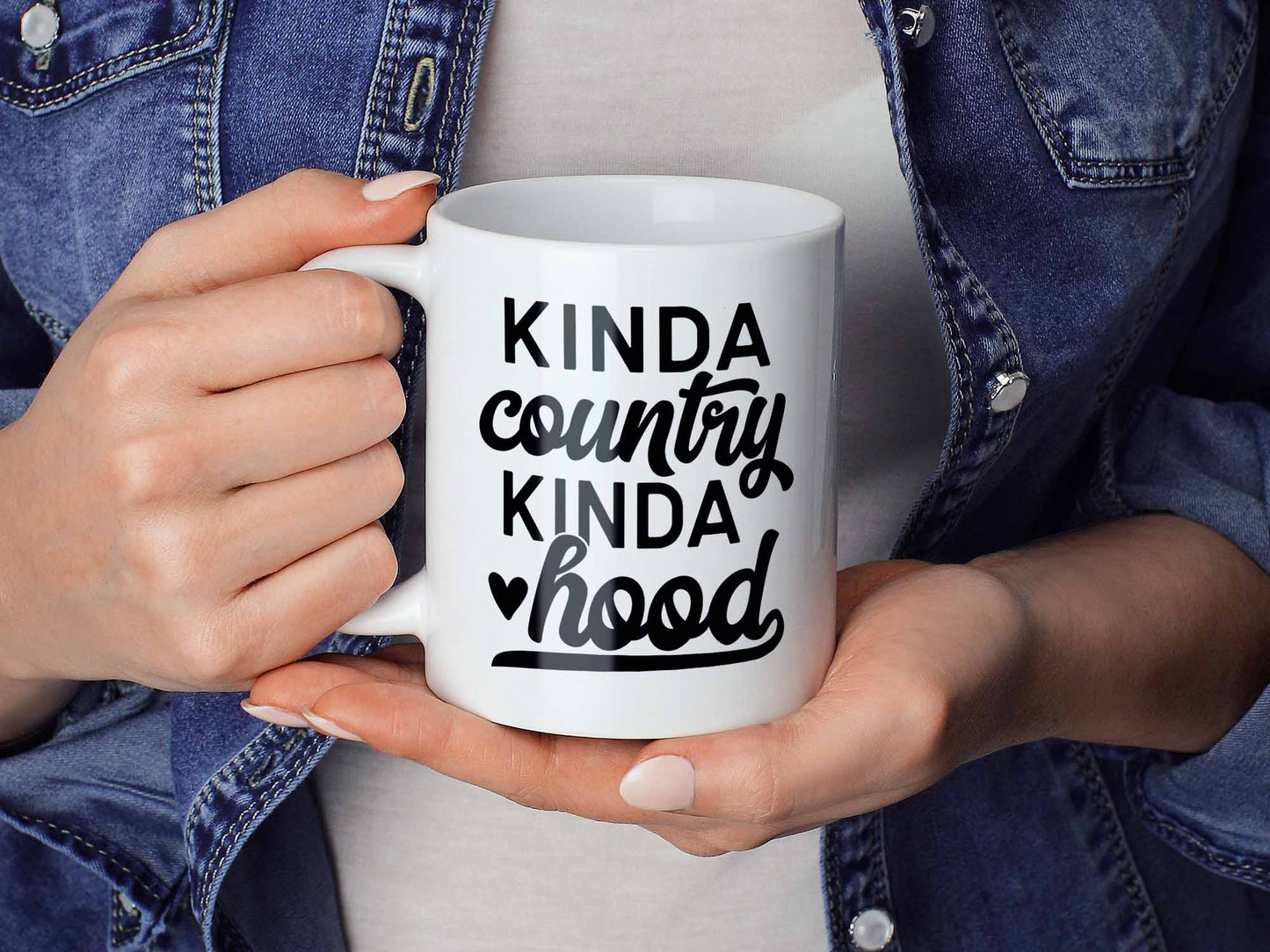 Kinda Country Kinda Hood Coffee Mug