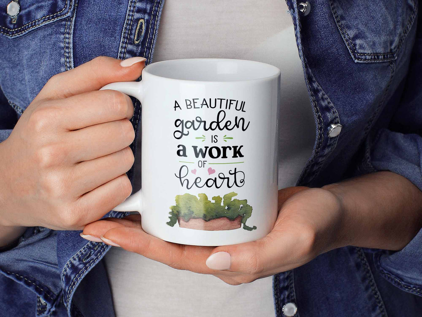 Gardening Work of Heart Coffee Mug
