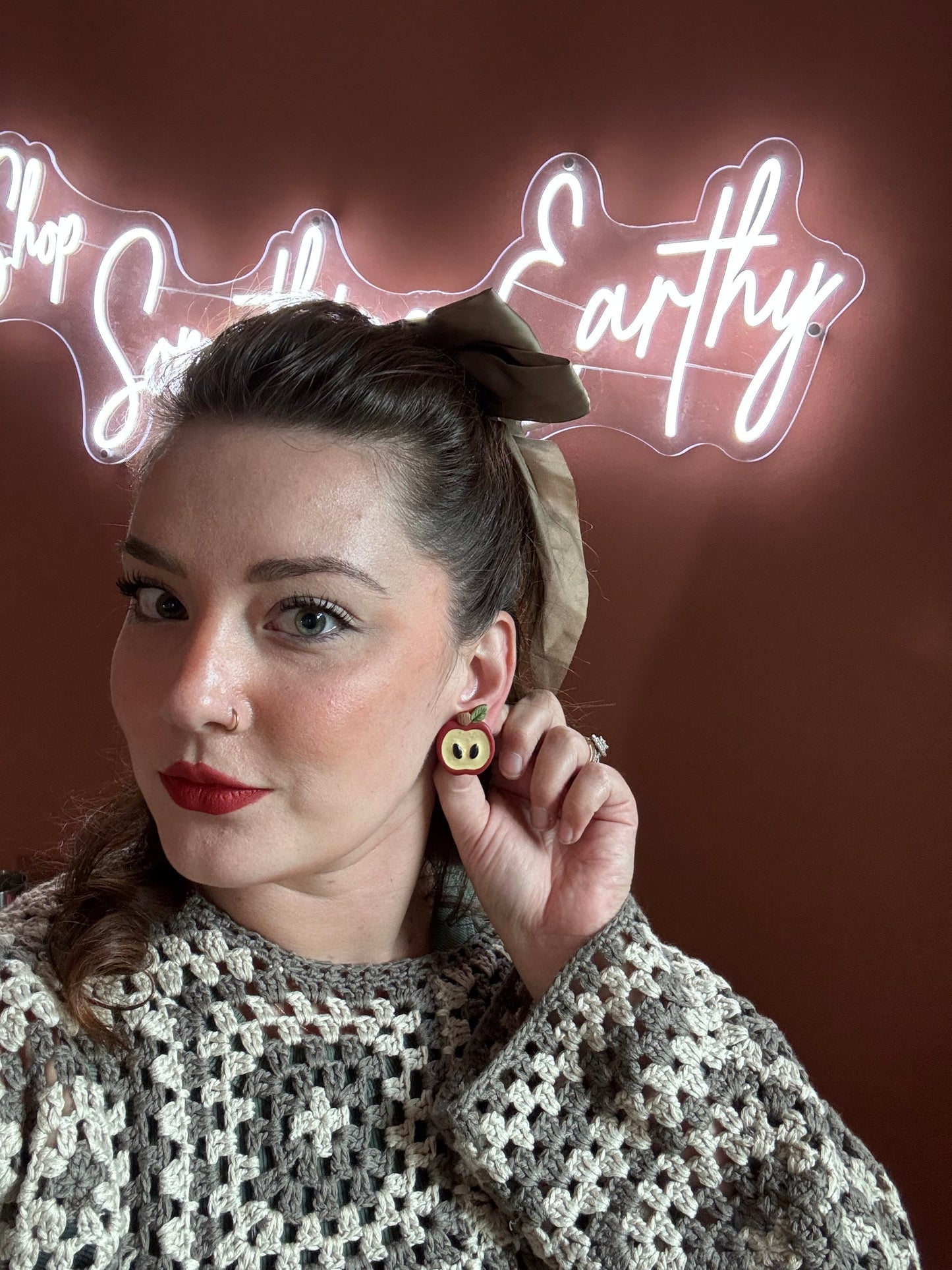 Apple Earrings
