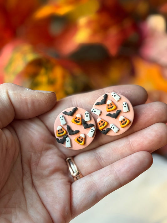 Trick or Treat Button Studs