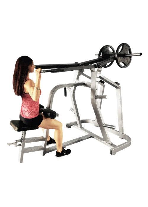 Power Leverage Iso Lateral Lat Pulldown - Muscle D Fitness - 11 Gauge Steel - Weight Storage Pegs