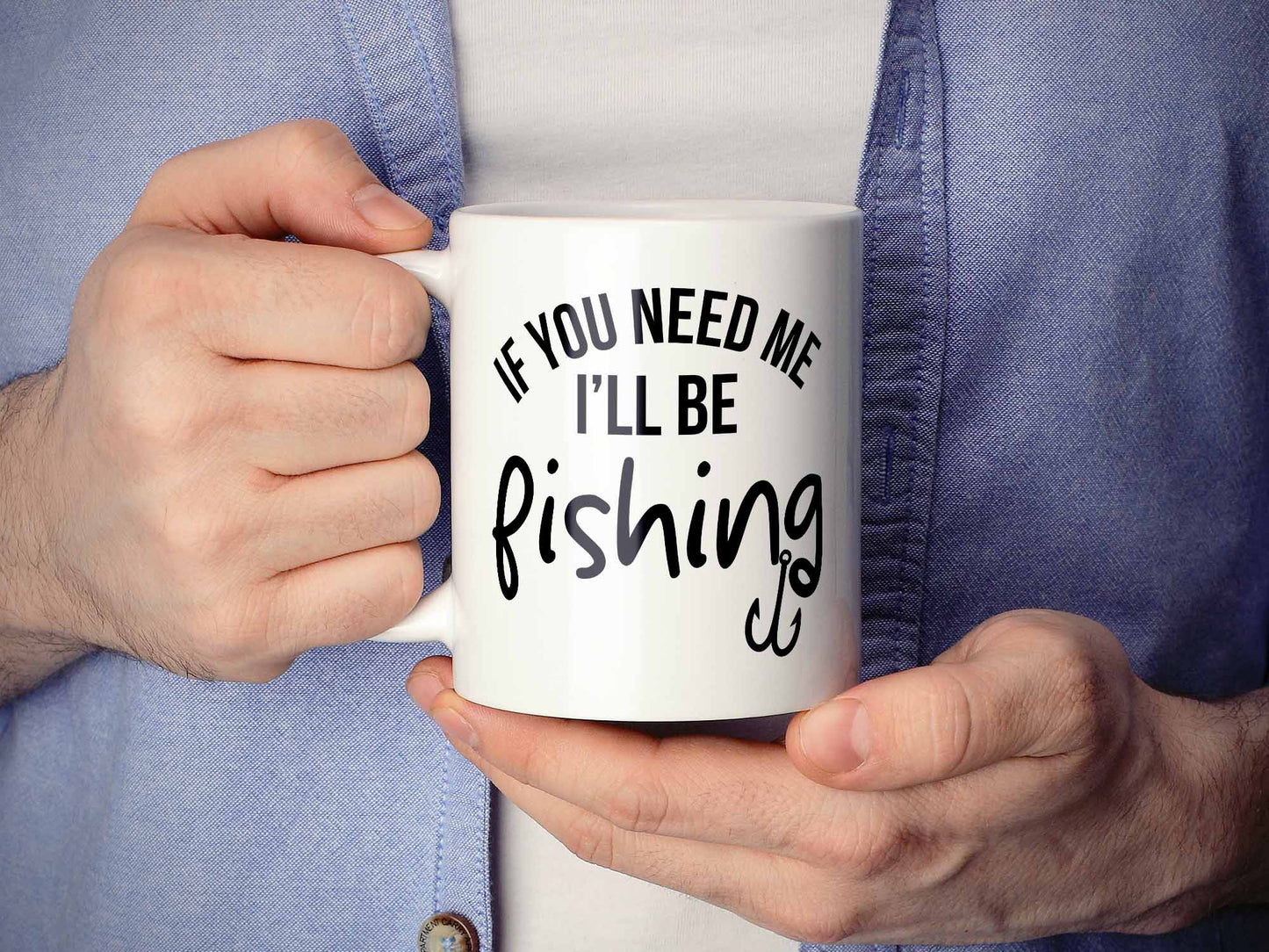 I'll Be Fishing Coffee Mug