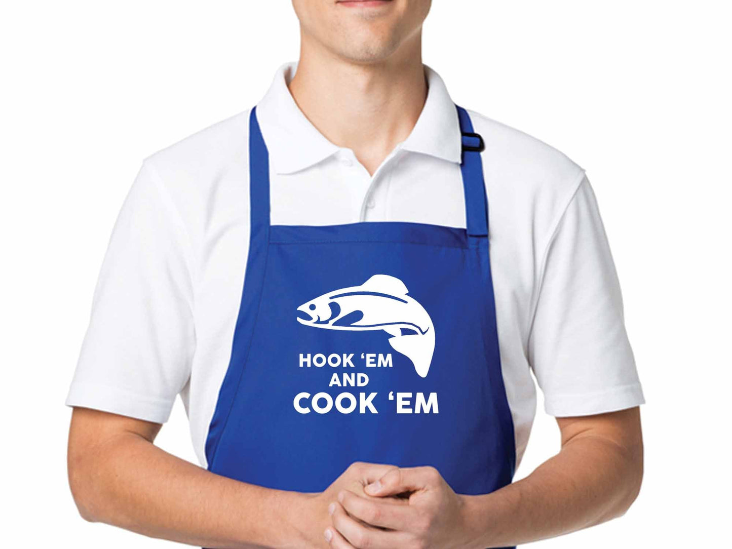 Hook 'Em and Cook 'Em Apron