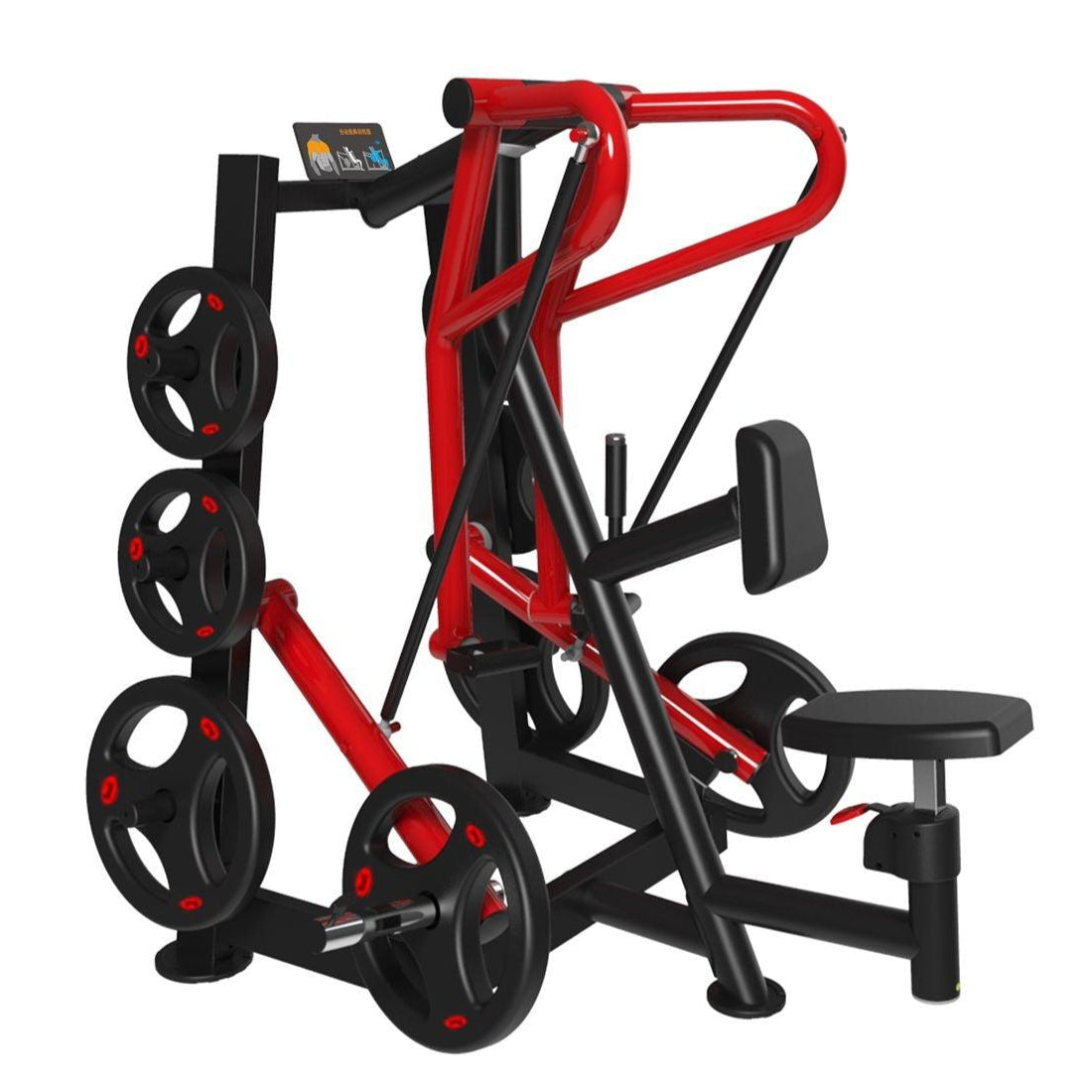 Power Leverage V2 Rotating Handle Low Row - Muscle D Fitness