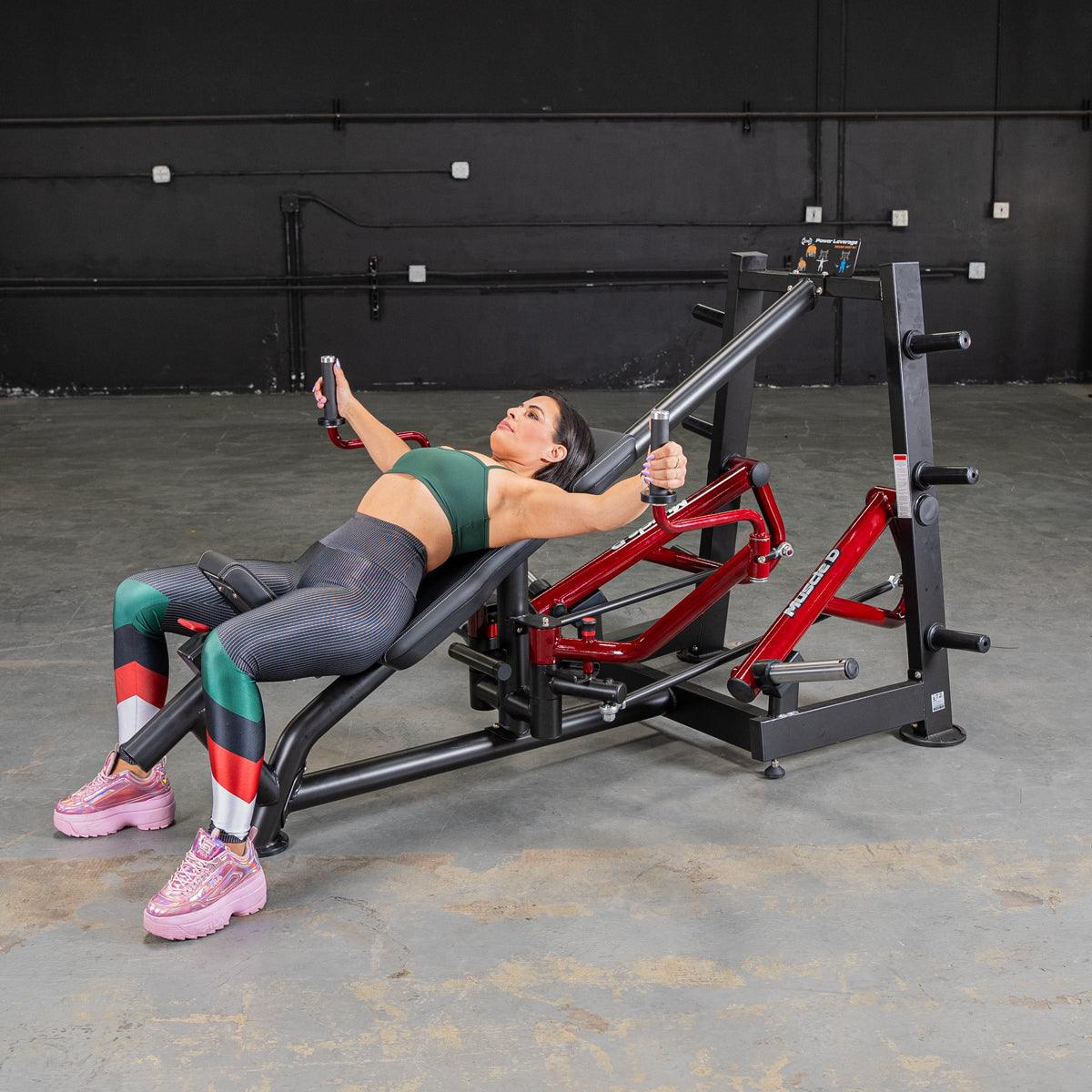 Power Leverage V2 Decline Chest Fly / Most Muscular Machine - Muscle D Fitness