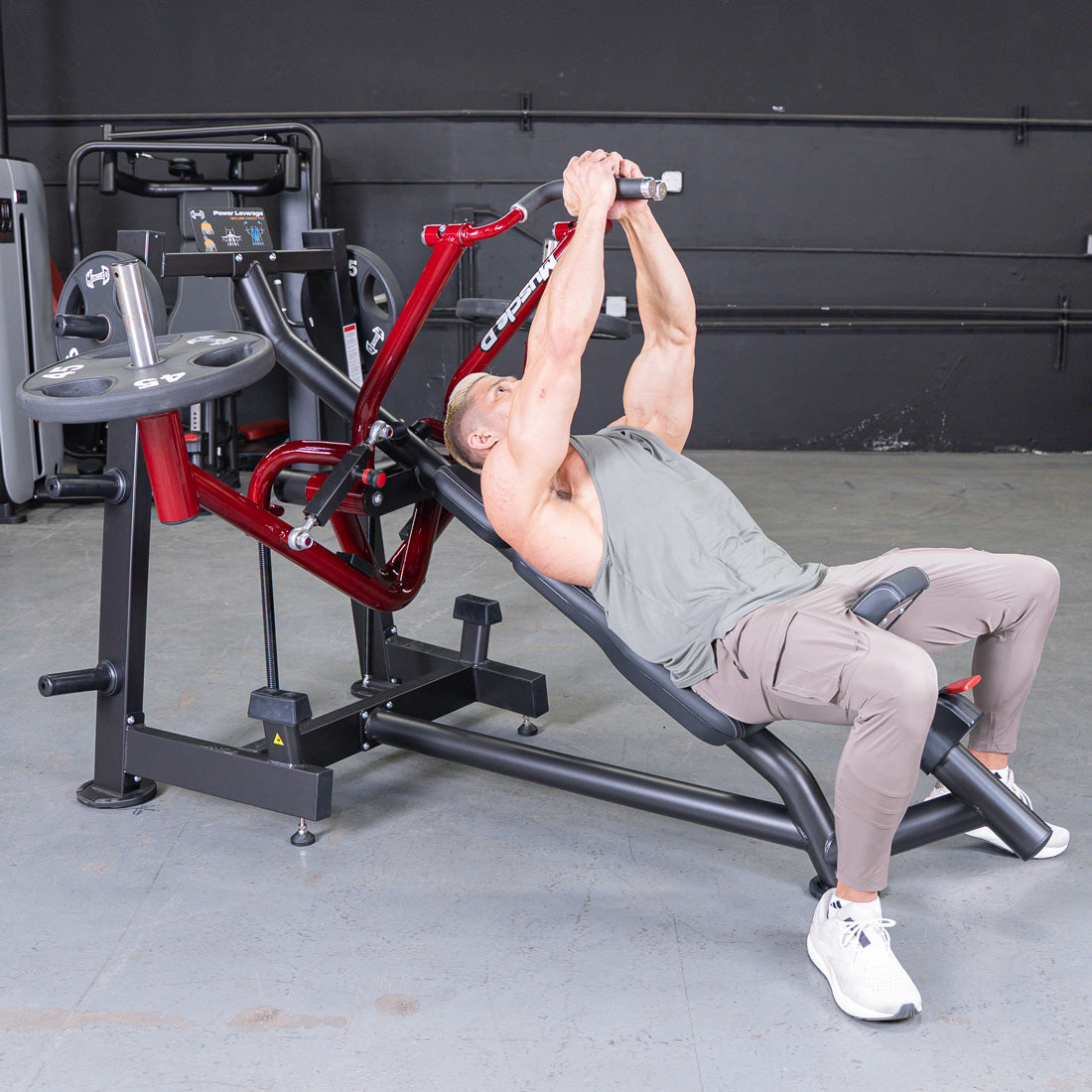 Power Leverage V2 Incline Pec Fly | Iso-Lateral Chest Machine – Muscle D Fitness