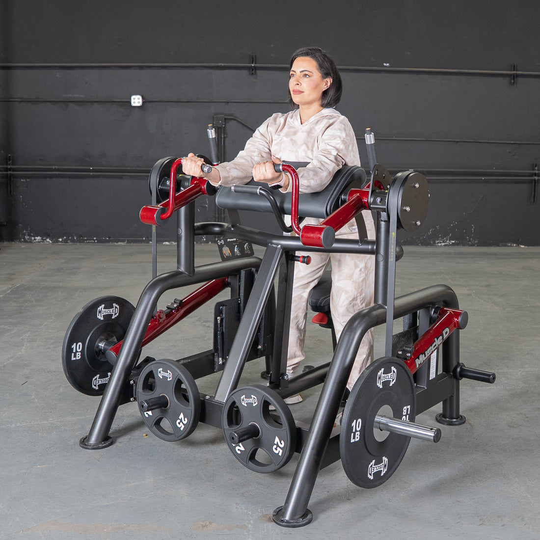 Power Leverage V2 Iso Lateral Biceps Curl / Preacher Curl - Muscle D Fitness