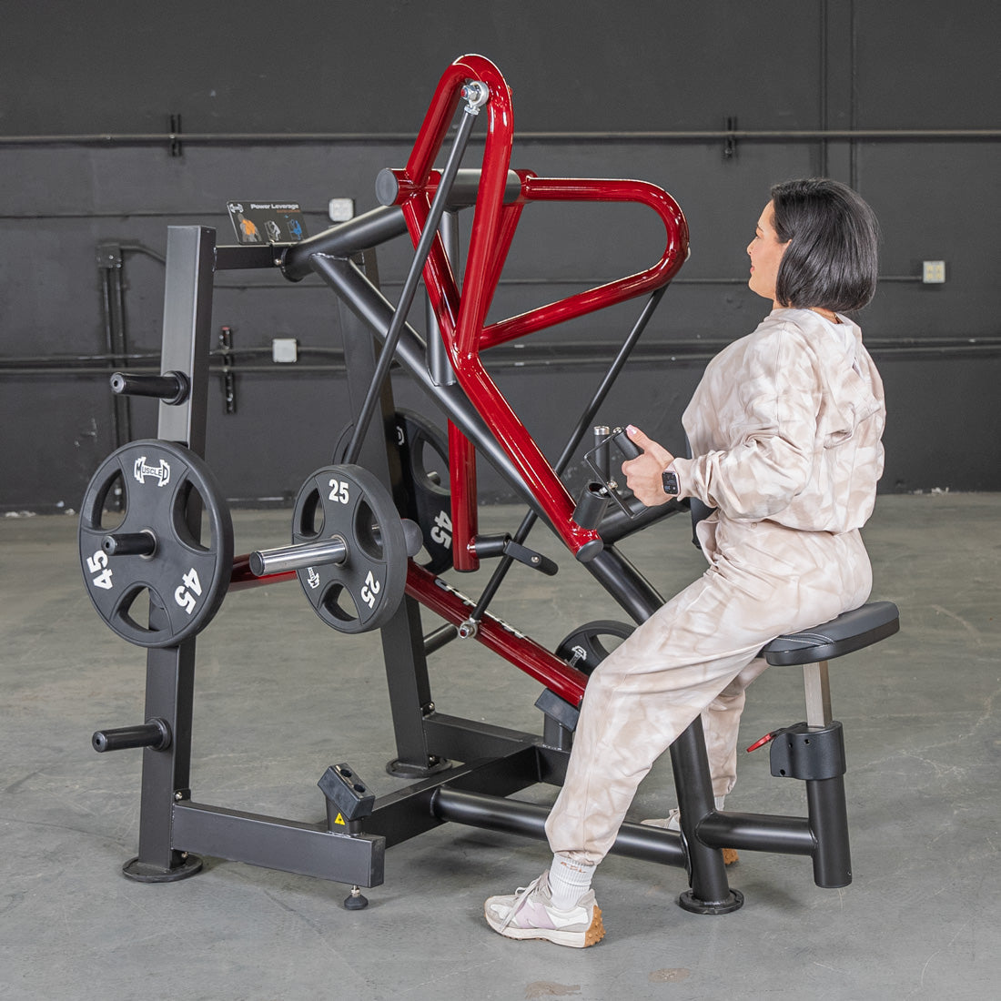 Power Leverage V2 Rotating Handle Low Row - Muscle D Fitness