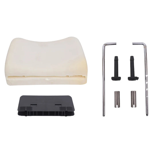 HWHONGRV Seat Headrest Set, Car Seat Headrest Tube Round Headrest Guide Tube Seat Headrest Cover Headrest Plastic Parts Set