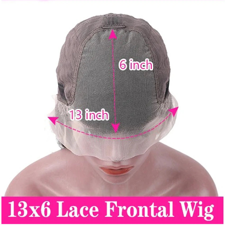 13x6 Chocolate Brown Body Wave Lace Front Wig HD Transparent Lace Frontal Wig Human Hair Preplucked Colored Human Hair Wigs 180%