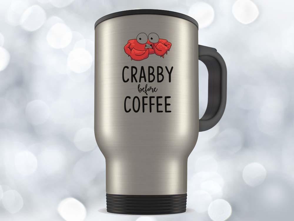Crabby Before Coffee Mug