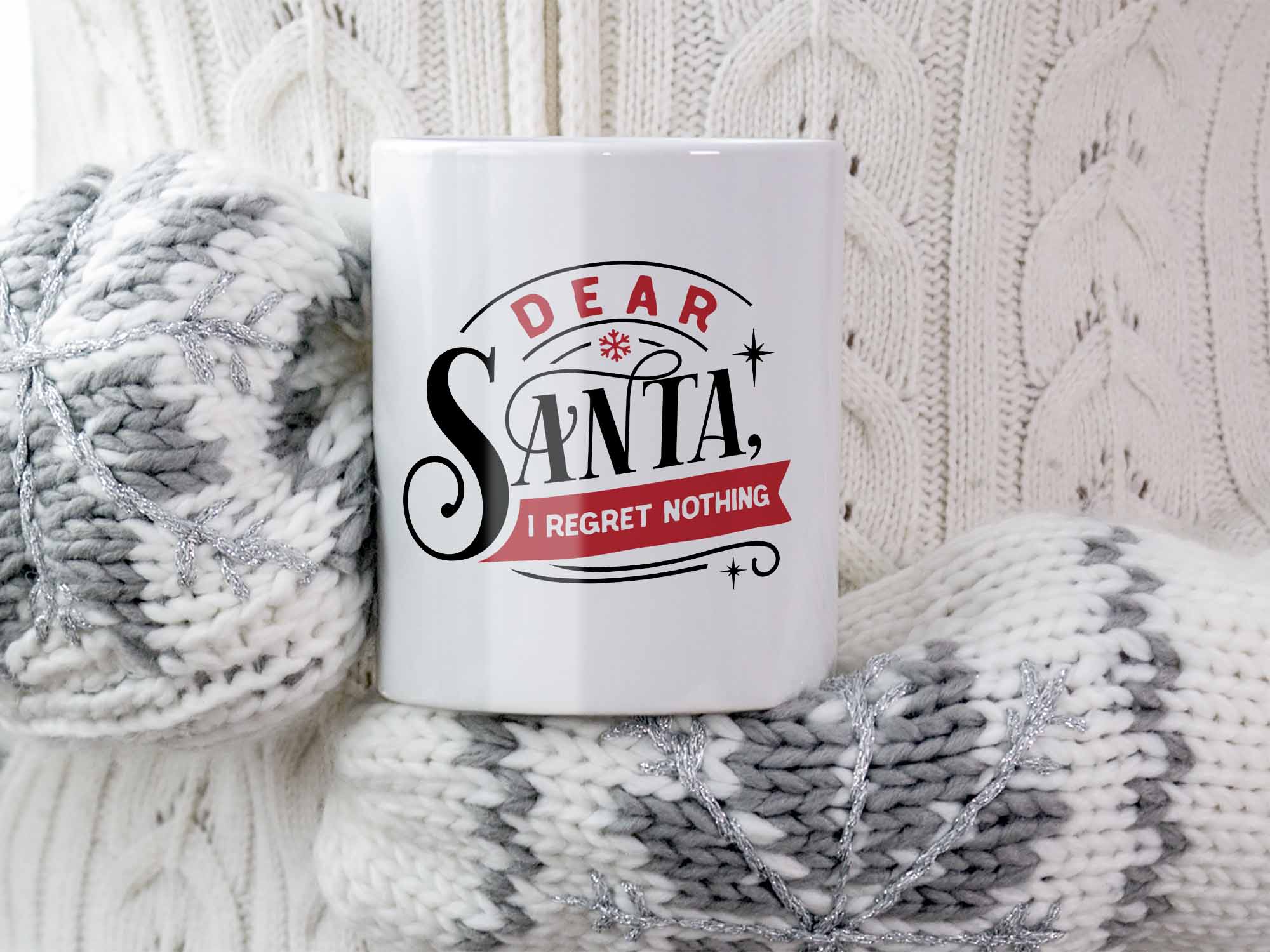 Santa I Regret Nothing Coffee Mug