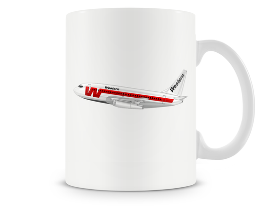 Western Airlines Boeing 737 Mugs, Tumblers Drinkware