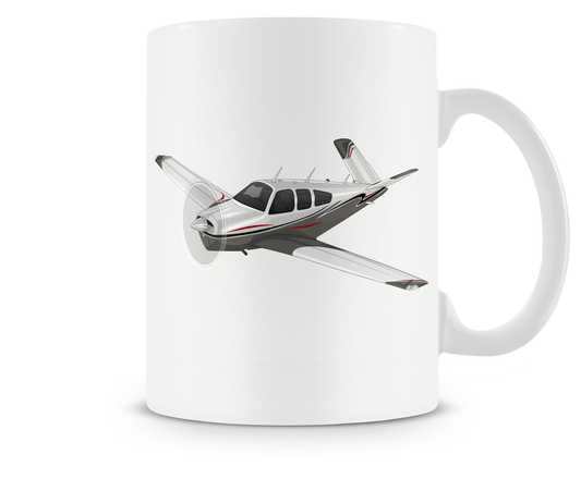 Beechcraft Bonanza V35TC Mugs, Tumblers Drinkware
