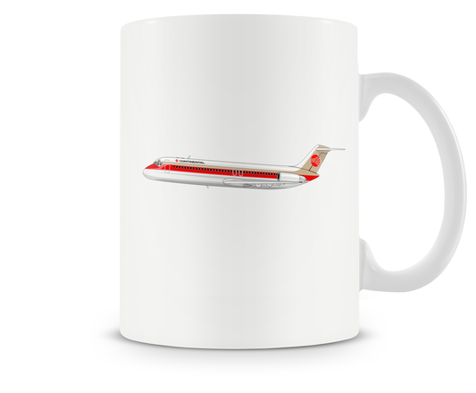 Continental Airlines McDonnell Douglas DC-9 Mugs, Tumblers Drinkware