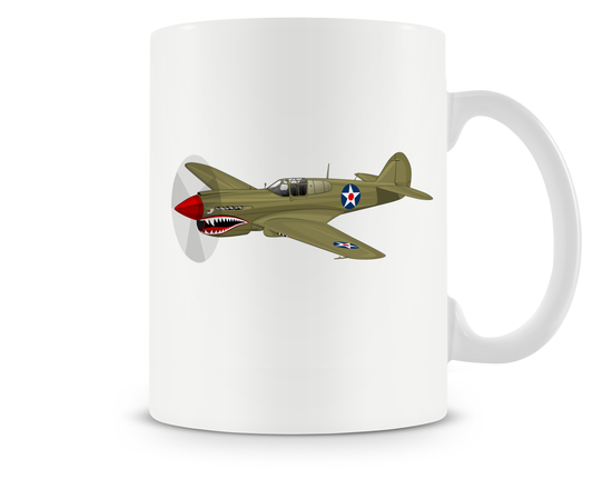 Curtiss P-40 Warhawk Mugs, Tumblers Drinkware
