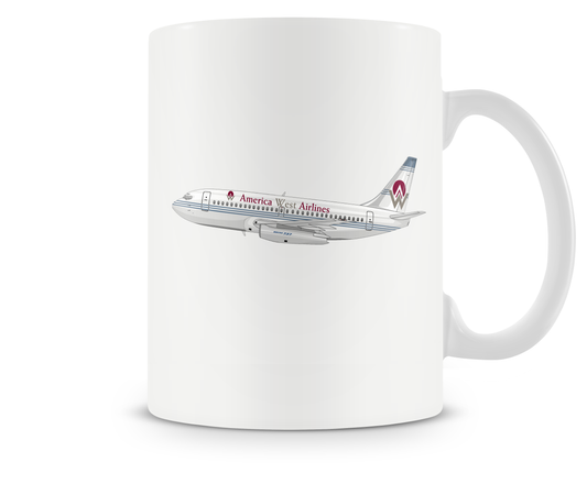 America West Boeing 737 Mugs, Tumblers Drinkware