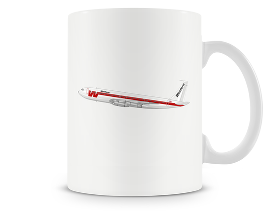 Western Airlines Boeing 707 Mugs, Tumblers Drinkware