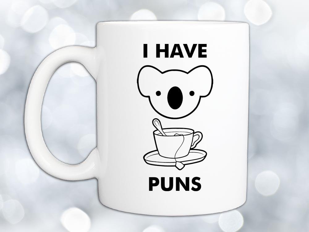 Koala Tea Puns Coffee Mug