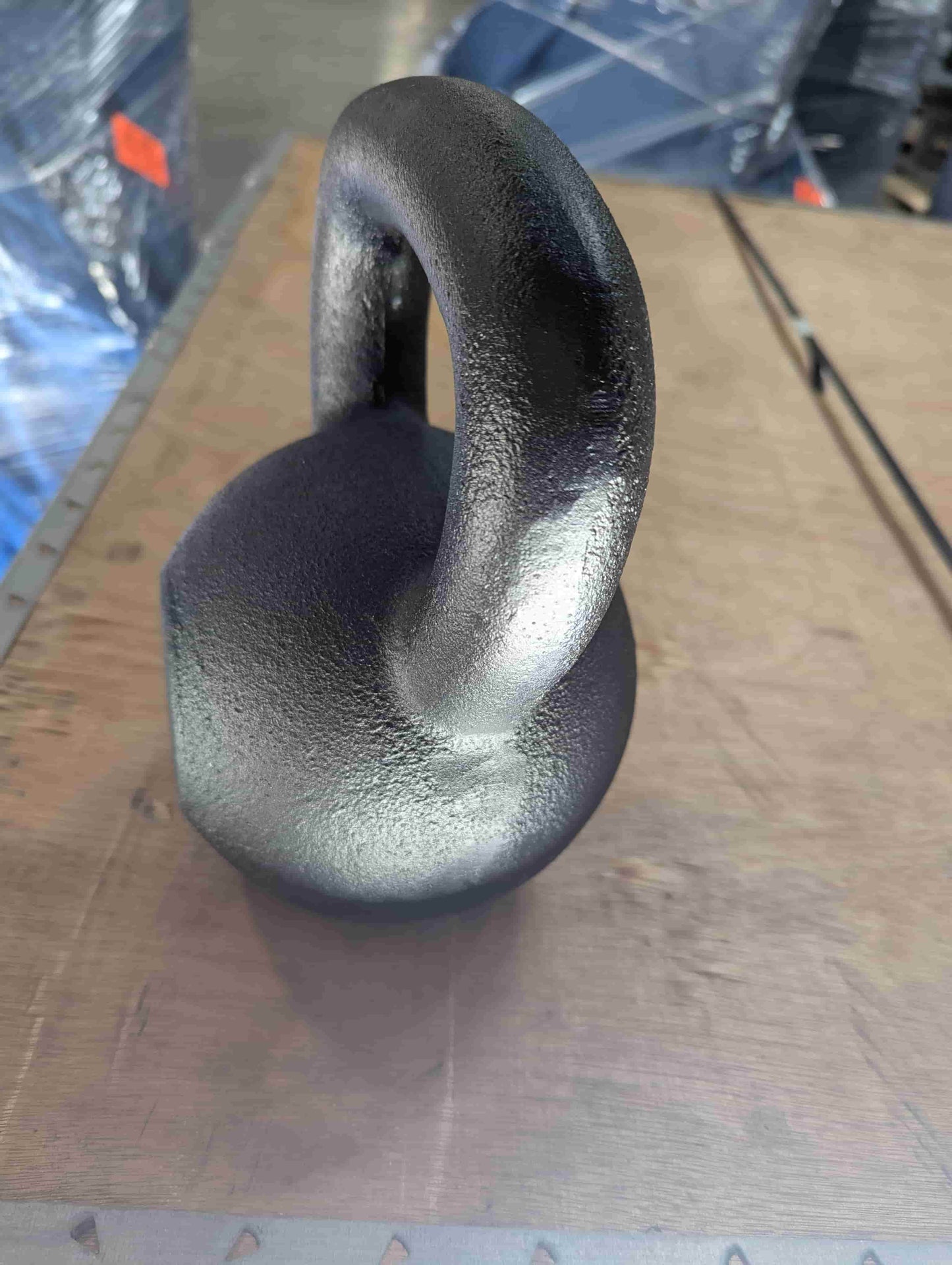 Kettlebell - Muscle D Fitness - Cast Iron - Heavy Duty (Kettlebell Only)